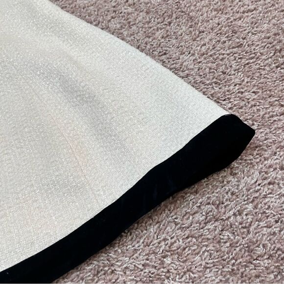 MABLE Tweed Mini Dress with Rhinestone Buttons - Picture 2 of 14